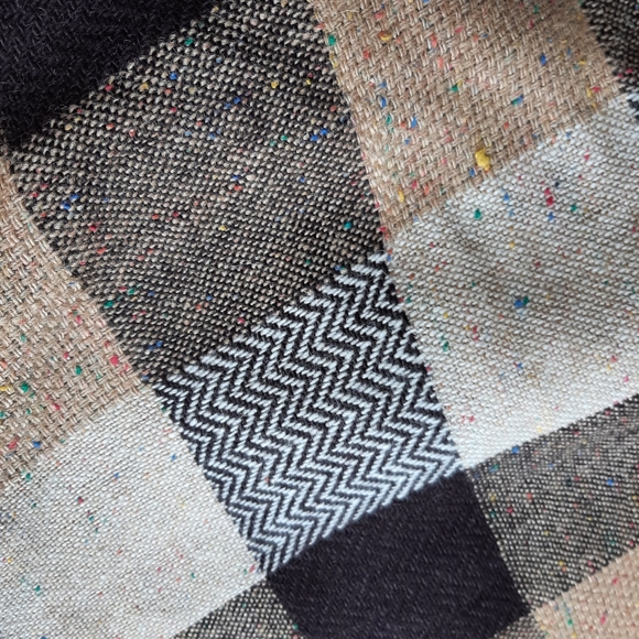 Relativity long 29% wool plaid skirt - Picture 2 of 3